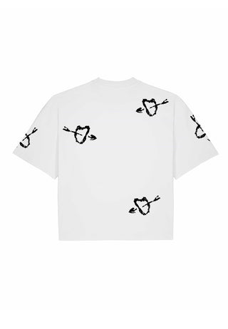 T-shirt Boxy Brodé "Mi Amor"