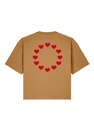 T-shirt Boxy Brodé "United States of Love"