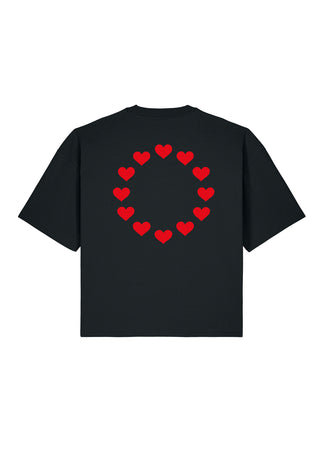 T-shirt Boxy Brodé "United States of Love"