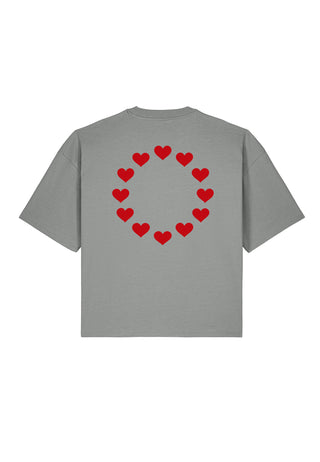 T-shirt Boxy Brodé "United States of Love"