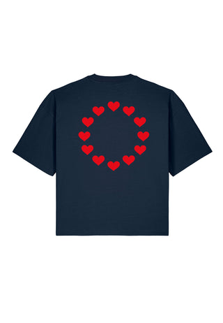T-shirt Boxy Brodé "United States of Love"