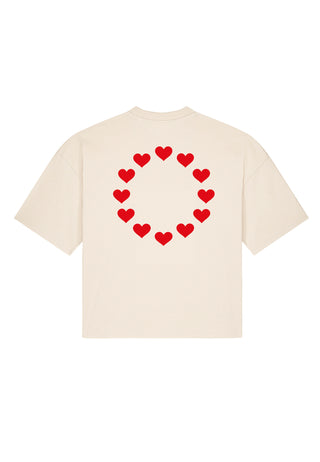 T-shirt Boxy Brodé "United States of Love"