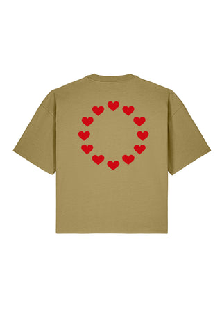 T-shirt Boxy Brodé "United States of Love"