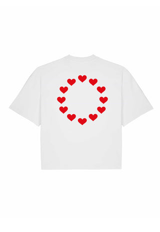 T-shirt Boxy Brodé "United States of Love"