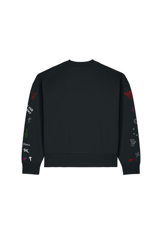 Sweatshirt Boxy "Flash Tattoo 1"