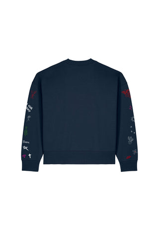 Sweatshirt Boxy "Flash Tattoo 1"