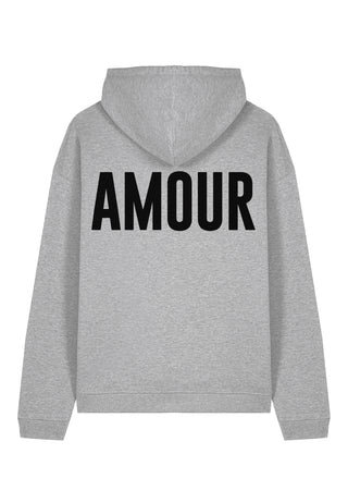 Hoodie Oversize Brodé "Amour"