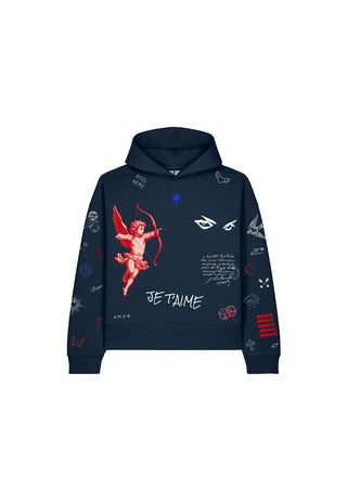 Hoodie Boxy "Flash Tattoo 2"
