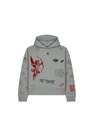 Hoodie Boxy "Flash Tattoo 2"