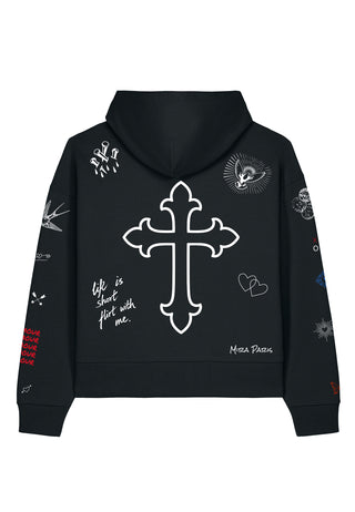 Hoodie Boxy "Flash Tattoo 2"