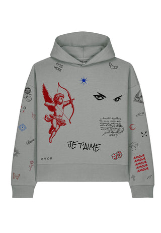 Hoodie Boxy "Flash Tattoo 2"