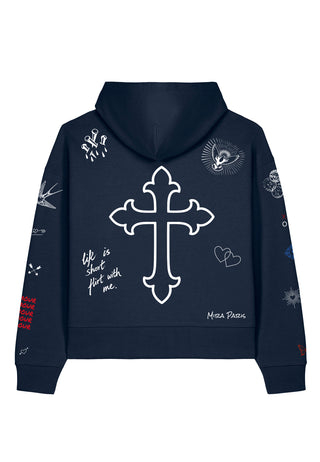 Hoodie Boxy "Flash Tattoo 2"