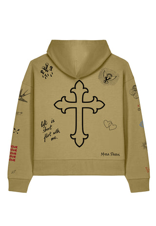 Hoodie Boxy "Flash Tattoo 2"