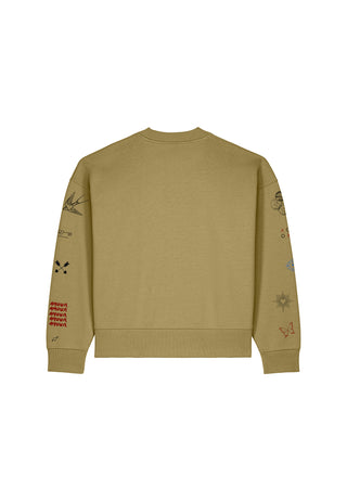 Sweatshirt Boxy "Flash Tattoo 2"