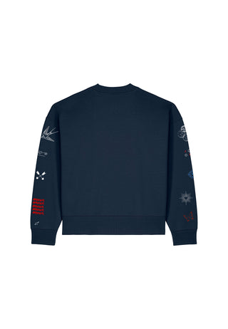 Sweatshirt Boxy "Flash Tattoo 2"