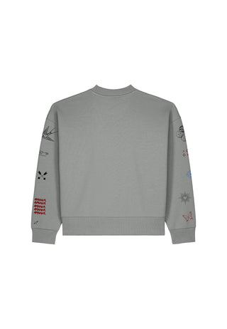 Sweatshirt Boxy "Flash Tattoo 2"