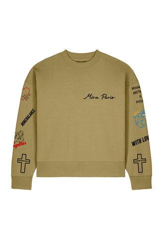 Sweatshirt Boxy "Tattoo Be Kind"