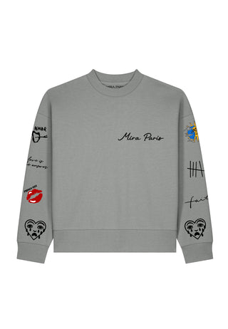 Sweatshirt Boxy "Tattoo Brutal"