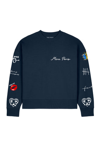 Sweatshirt Boxy "Tattoo Brutal"