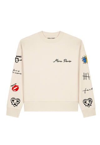 Sweatshirt Boxy "Tattoo Brutal"