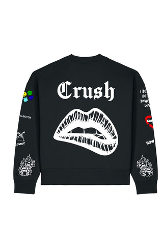 Sweatshirt Boxy "Tattoo Crush"