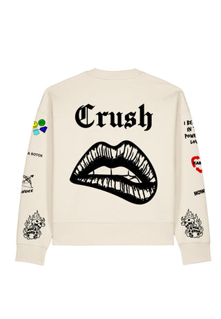 Sweatshirt Boxy "Tattoo Crush"
