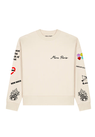 Sweatshirt Boxy "Tattoo Crush"