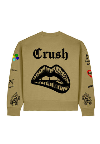 Sweatshirt Boxy "Tattoo Crush"