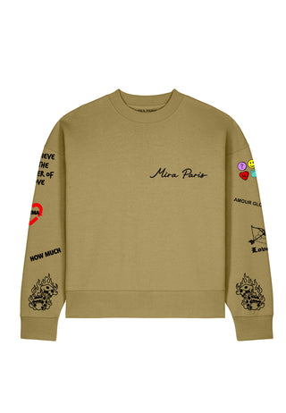 Sweatshirt Boxy "Tattoo Crush"