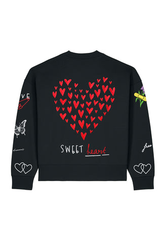 Sweatshirt Boxy "Tattoo Sweet"