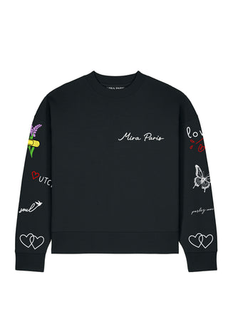 Sweatshirt Boxy "Tattoo Sweet"