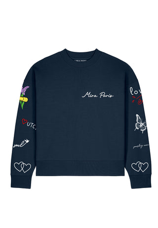 Sweatshirt Boxy "Tattoo Sweet"