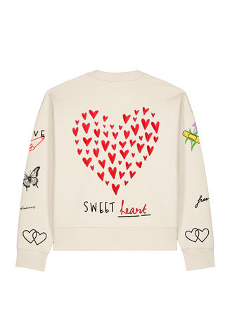 Sweatshirt Boxy "Tattoo Sweet"