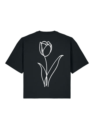 T-shirt Boxy "Fleur"