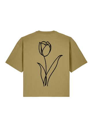 T-shirt Boxy "Fleur"
