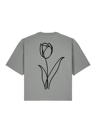 T-shirt Boxy "Fleur"