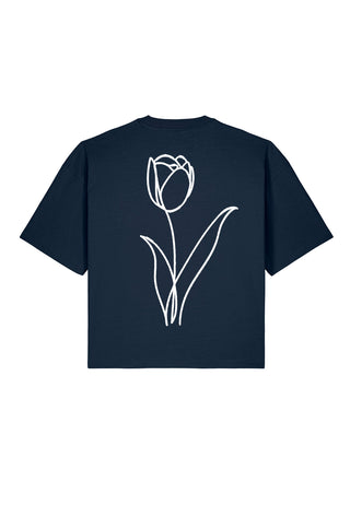 T-shirt Boxy "Fleur"