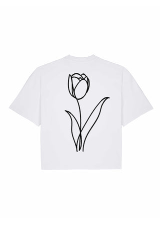 T-shirt Boxy "Fleur"