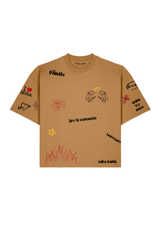 T-shirt Boxy "Graffiti Mira"