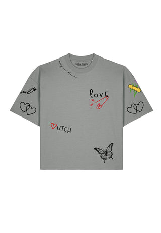 T-shirt Boxy "Tattoo Sweet"