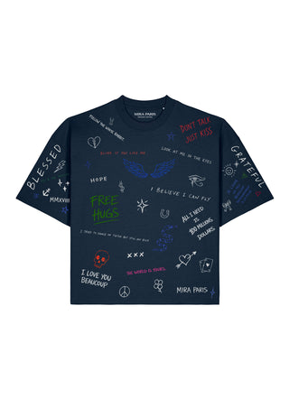 T-shirt Boxy "Back To School"