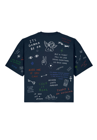 T-shirt Boxy "Back To School"
