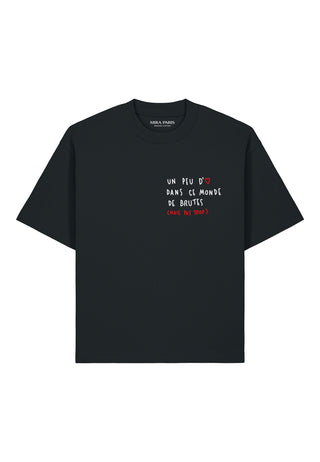 T-shirt Boxy Brodé "Brute"