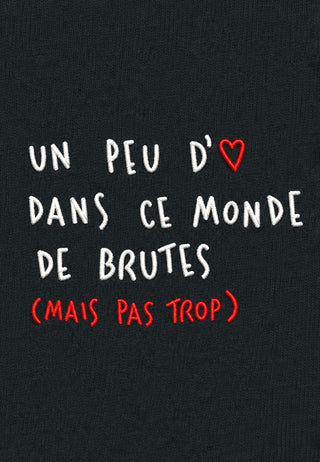 T-shirt Boxy Brodé "Brute"