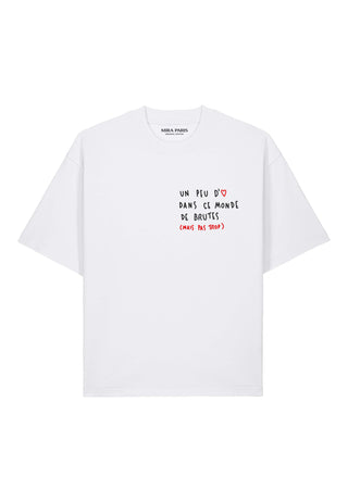 T-shirt Boxy Brodé "Brute"