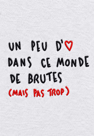 T-shirt Boxy Brodé "Brute"
