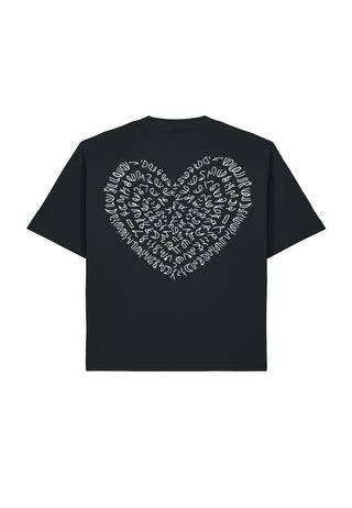 T-shirt Boxy Brodé "Corazon"