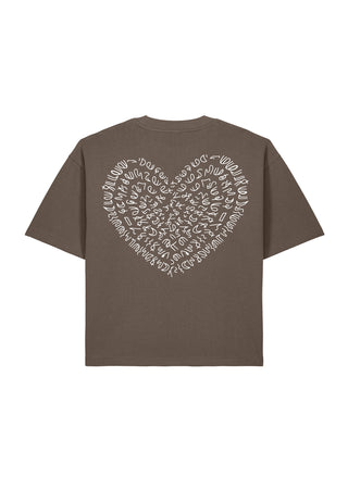 T-shirt Boxy Brodé "Corazon"