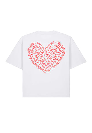 T-shirt Boxy Brodé "Corazon"