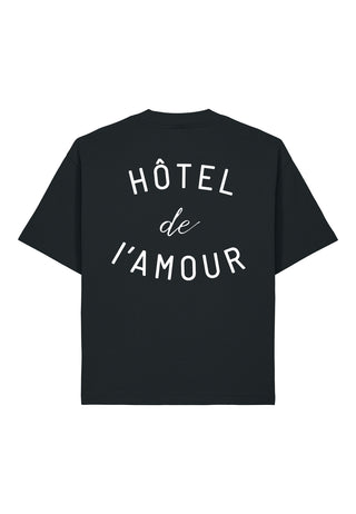 T-shirt Boxy Brodé "Hôtel de l’Amour"
